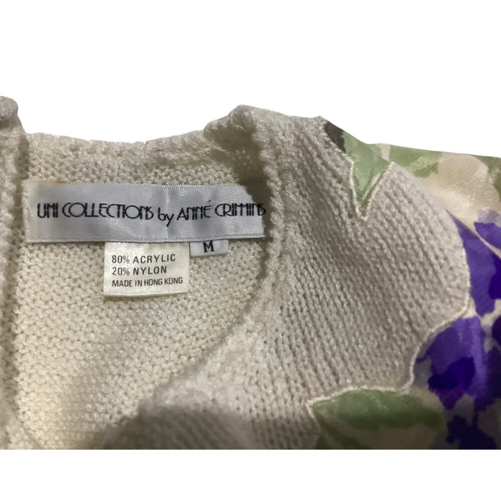 vintage Umi Collection by Anne Crimmins classic 1970s to early 1980s knitwear M - Picture 4 of 6